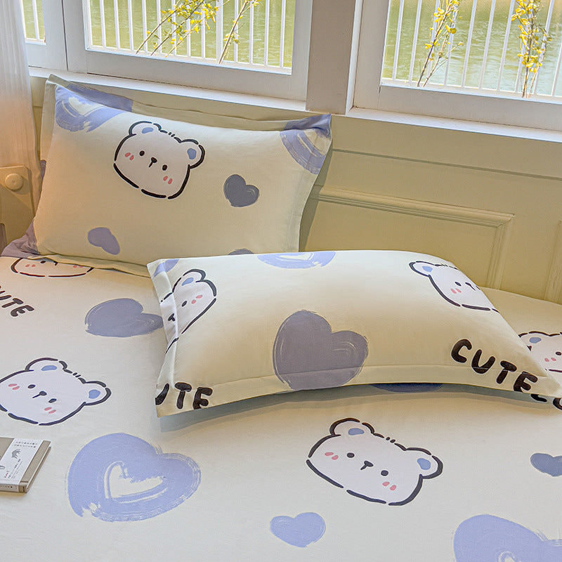 Cartoon-Themed Decorative Pillow Set