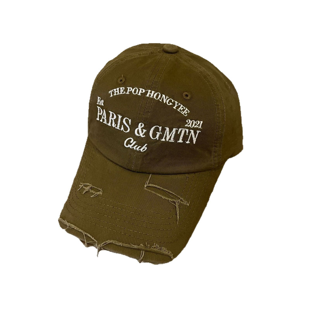 Men's Distressed Cotton Twill Baseball Cap Stornfield