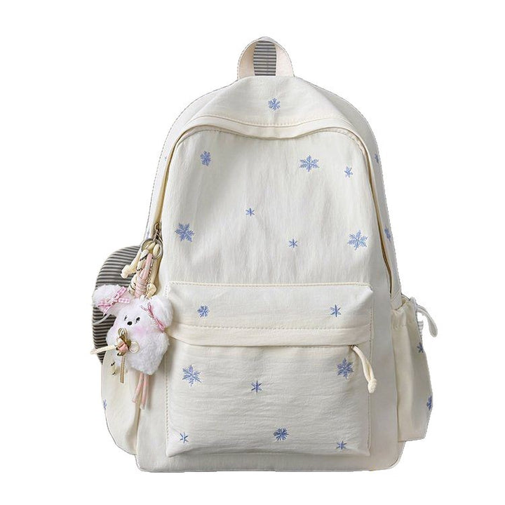 Playful backpack with fine embroidery Stornfield