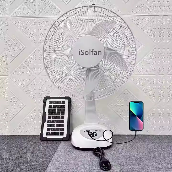 Unisex Solar-powered Stand Fan Stornfield