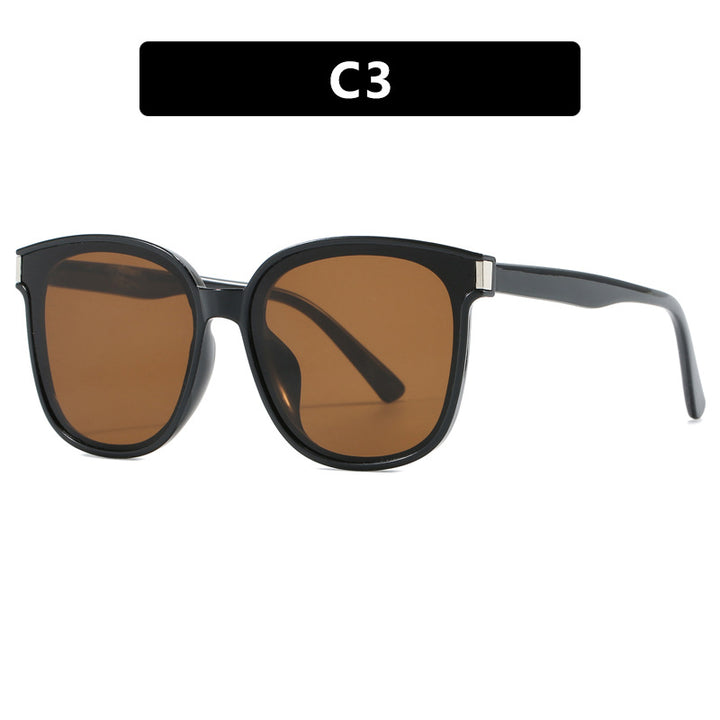 Women's stylish sunglasses with high-quality, transparent plastic frame Stornfield