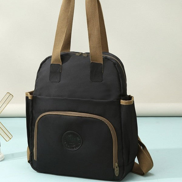 Floral Print Multi-Functional Backpack Stornfield