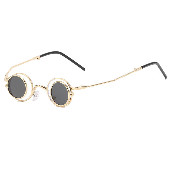 Women's Fashion Round Sunglasses with Elegant Metal Frame Stornfield