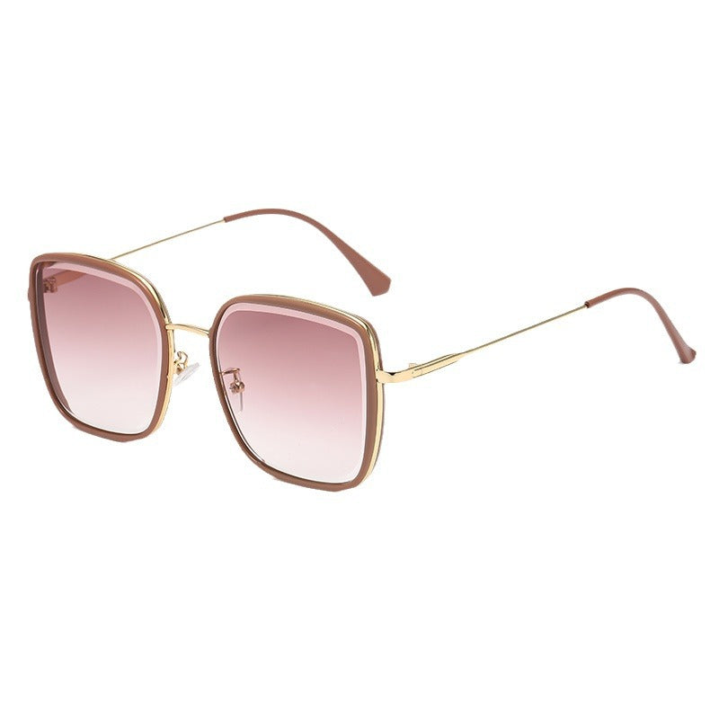 Women's oversized sunglasses with elegant metal frame and polarized lenses Stornfield