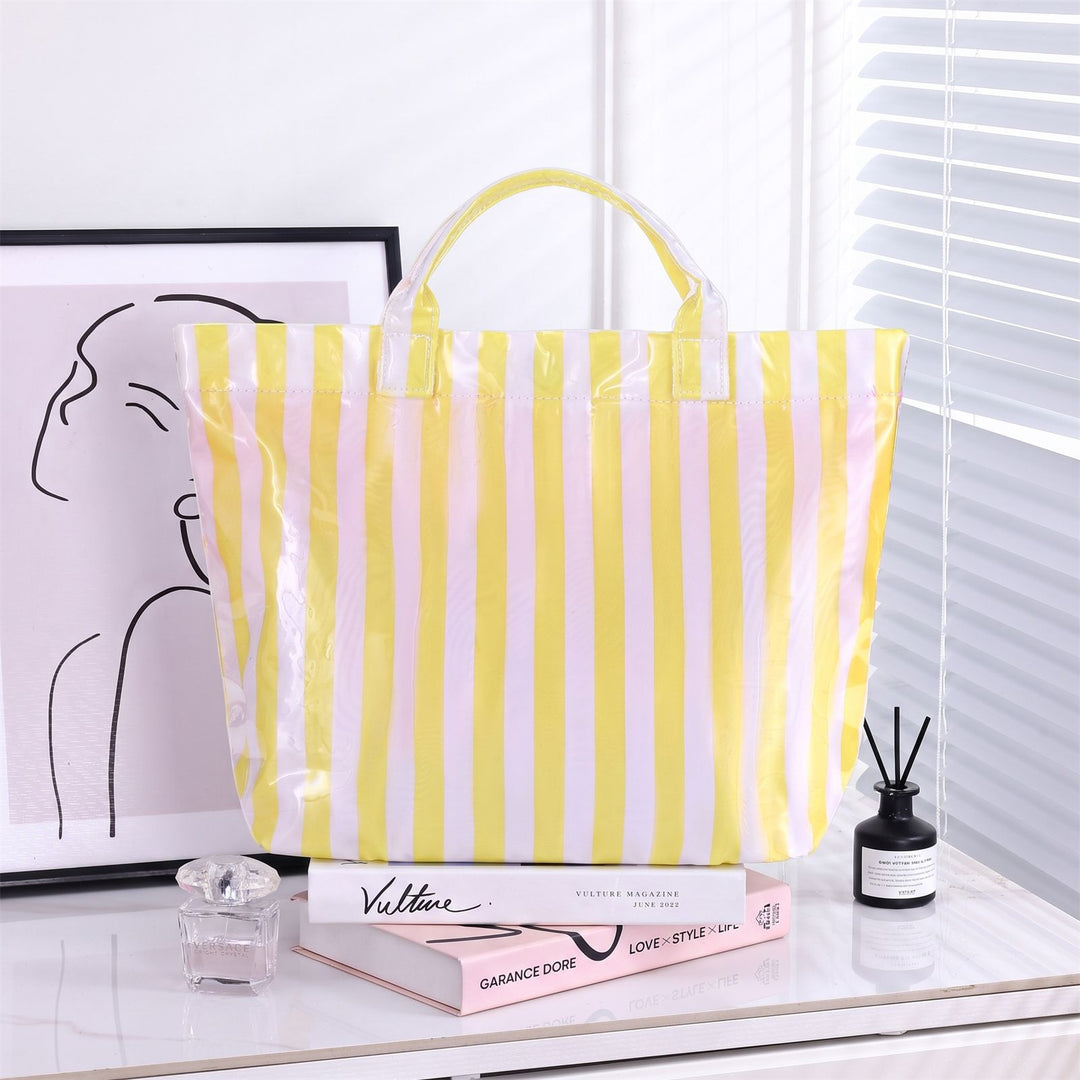 spacious Stripe Beach Bag Stornfield