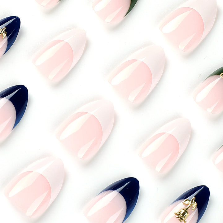 Artful Nail Tips with Glamorous Accents Stornfield