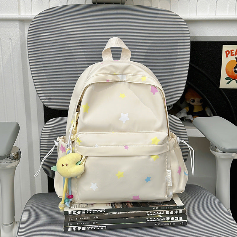 Fun Star Patterned Backpack Stornfield