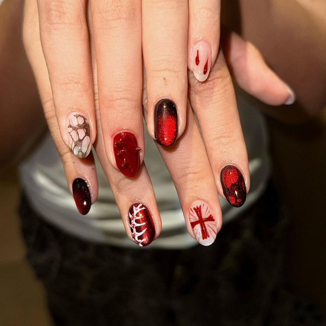Creative Art Nails with Festive Design Stornfield
