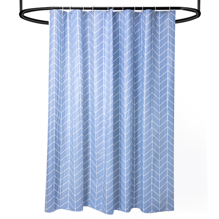 Modern Chevron Pattern Shower Curtain Stornfield