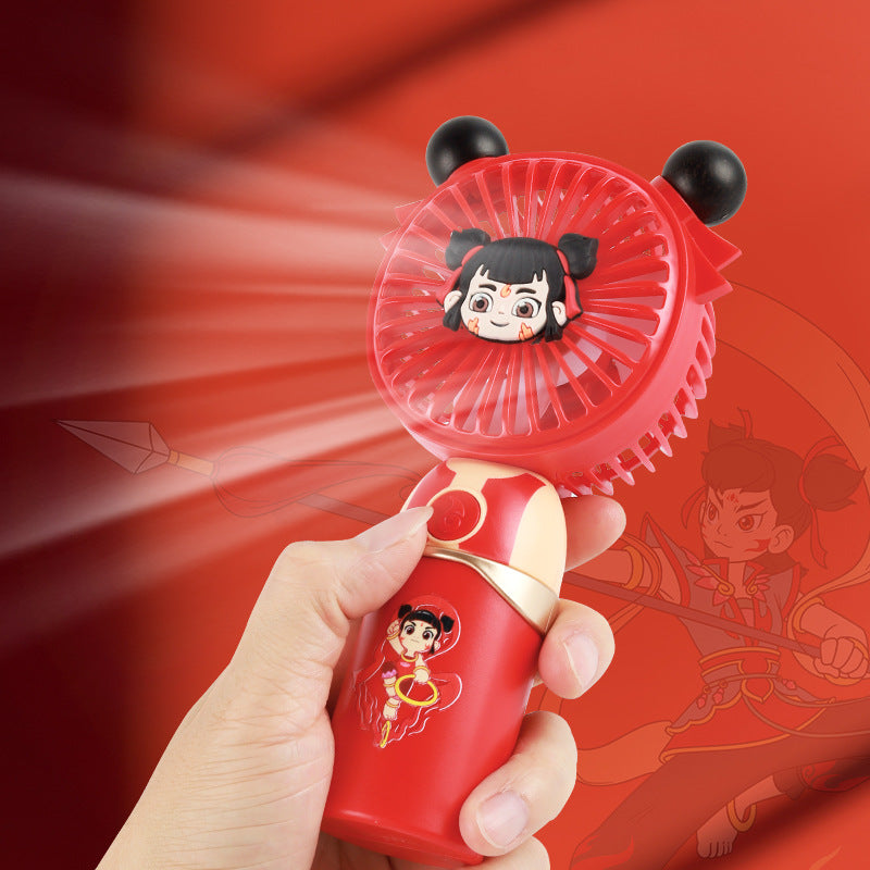 Ladies portable handheld fan with character design Stornfield