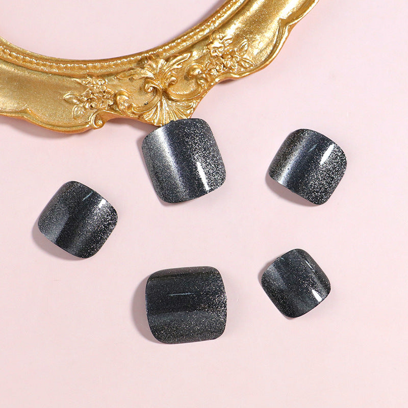 Glittered Press-On Toe Nails Stornfield