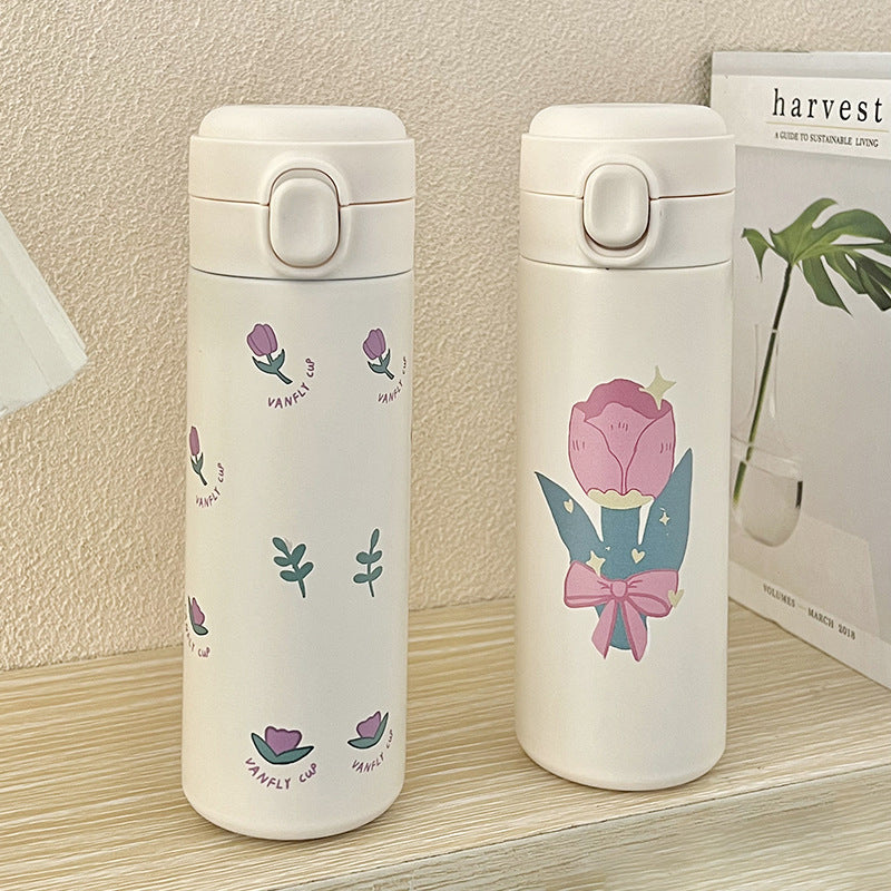 Women's Insulated Drinking Bottle with Innovative Leak Proof Stornfield