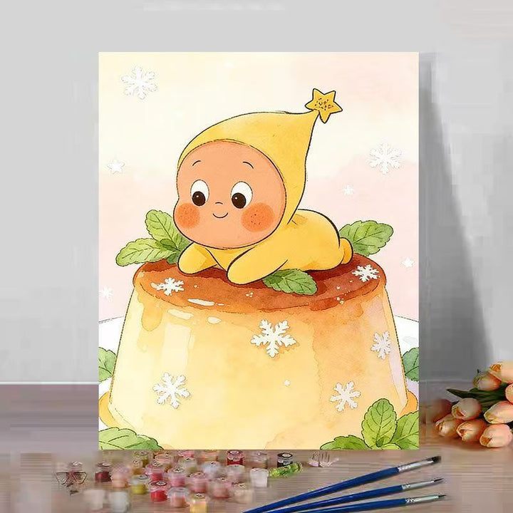 Cute Dessert-Themed Canvas Art Print Stornfield