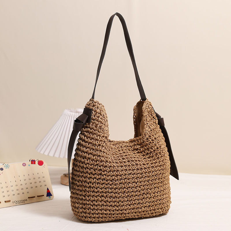 Fashionable Handmade Shoulder Bag Made of Natural Material Stornfield