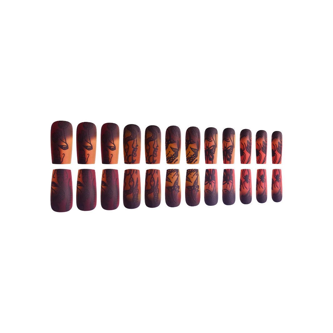 Artistic Abstract Press-On Nails Stornfield