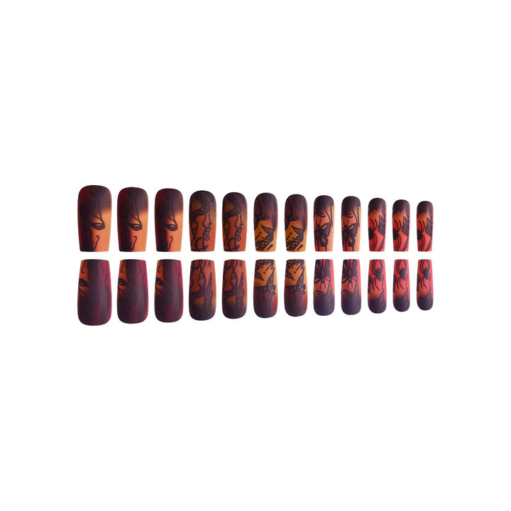Artistic Abstract Press-On Nails Stornfield