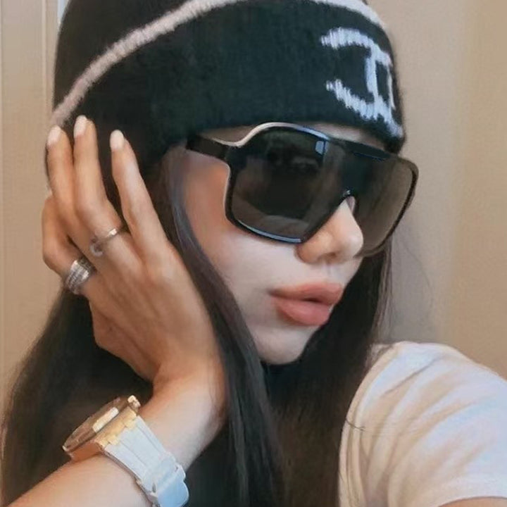 Women oversized sunglasses with wide frame Stornfield