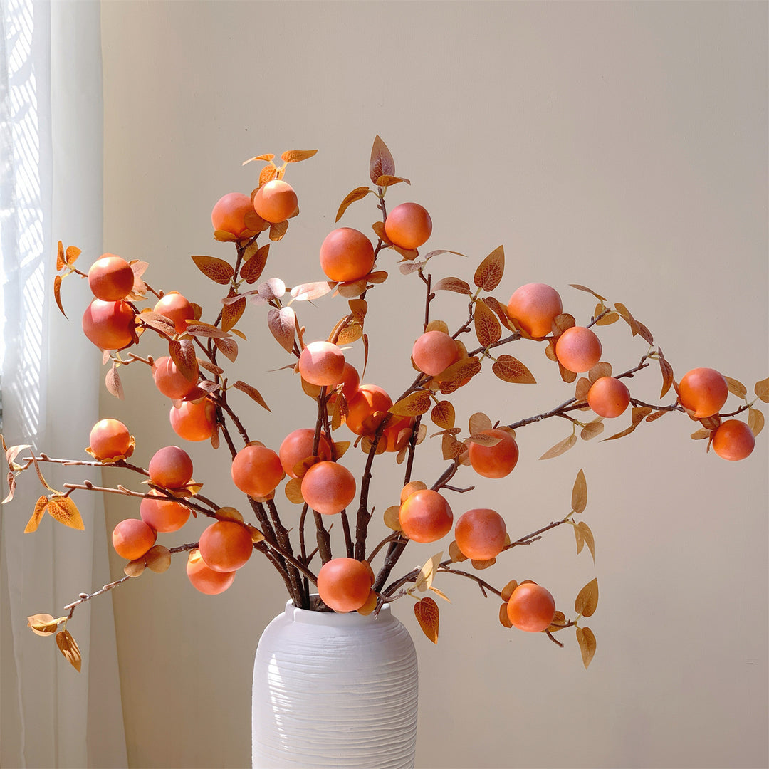 Decorative Persimmon Branch