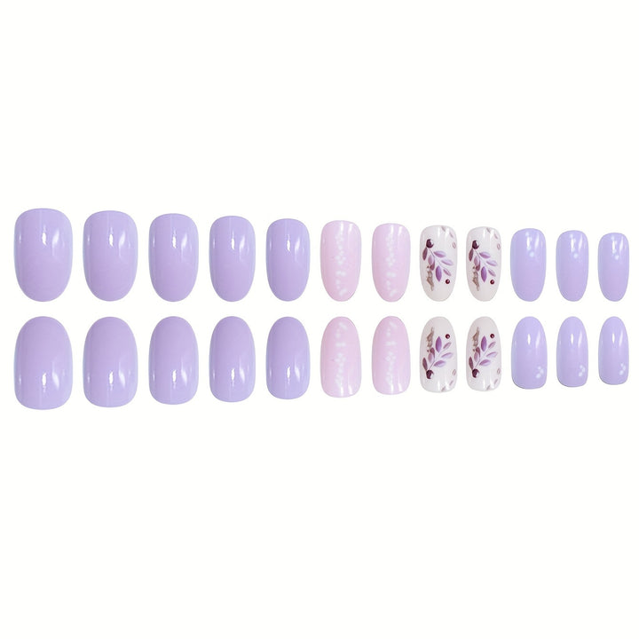 Elegant Floral Design Press-On Nails Stornfield