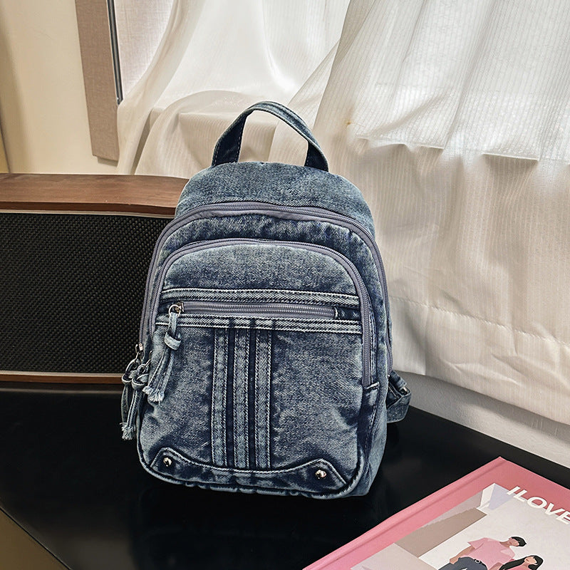 Multifunctional Denim Backpack Stornfield