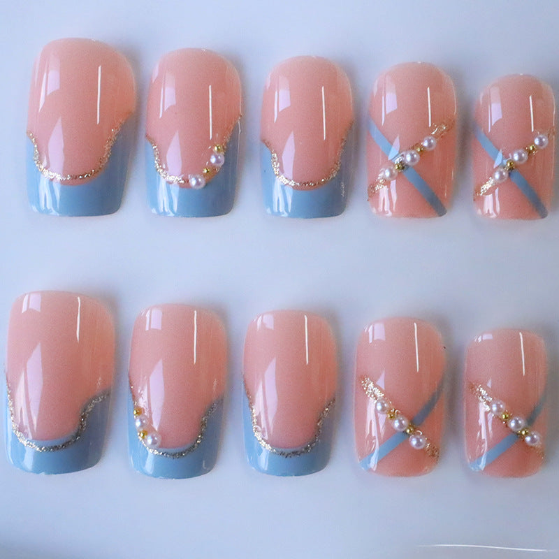 Elegant Decorative Acrylic Press-On Nails Stornfield