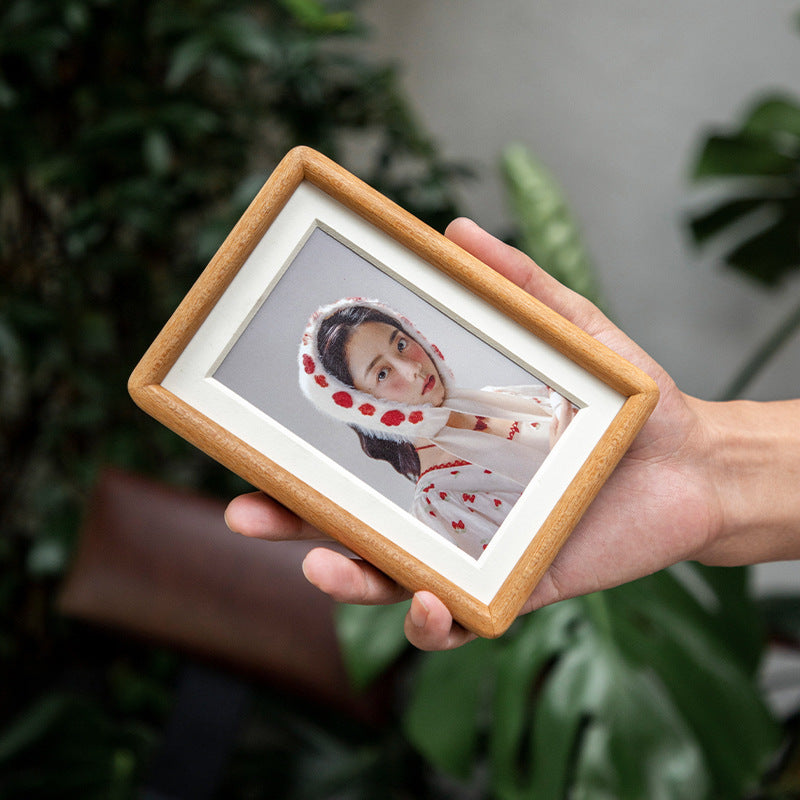 Natural Wood Decorative Photo Frame for Home