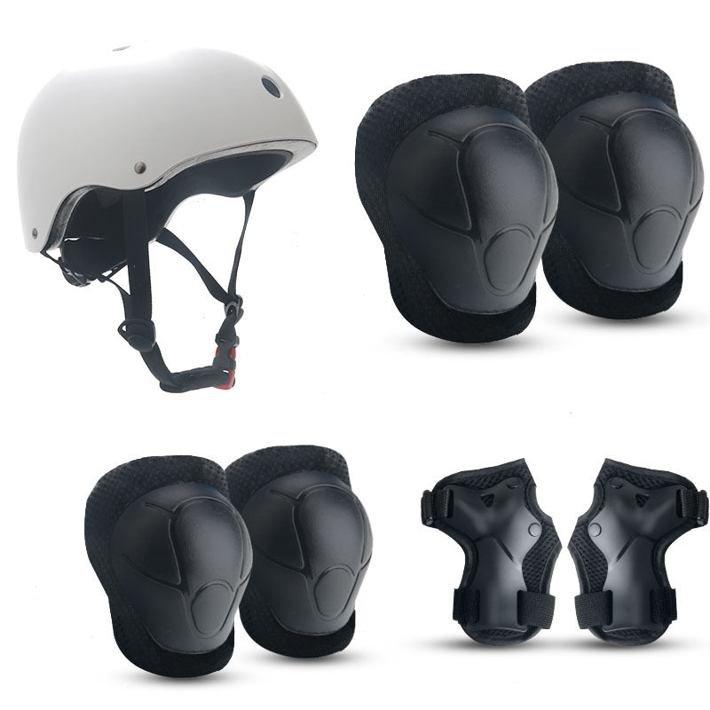 Children's Colorful Safety Helmet and Protective Gear Set Stornfield