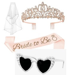 Women's Wedding Tiara and Veil Set Stornfield