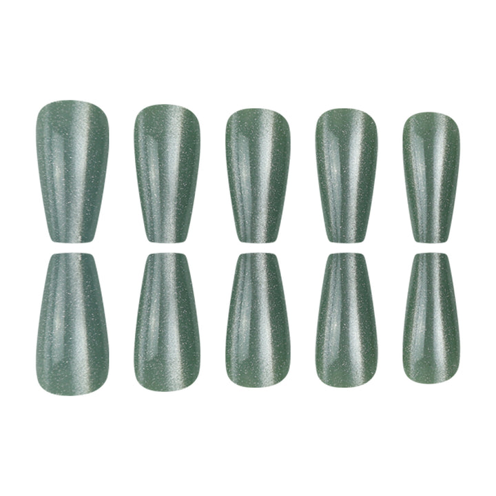 Sparkling Long Press-On Nails Stornfield