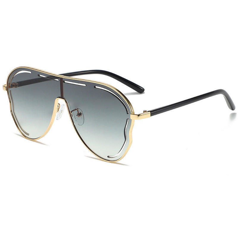 Men's Aviator-Style Shield Sunglasses Stornfield