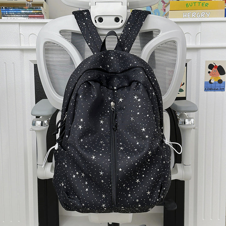 Star-Patterned Lightweight Backpack Stornfield