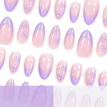 Floral Themed Acrylic Nail Enhancements Stornfield