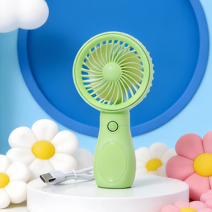 Women's Portable Mini Hand Fan with USB Charging Function Stornfield