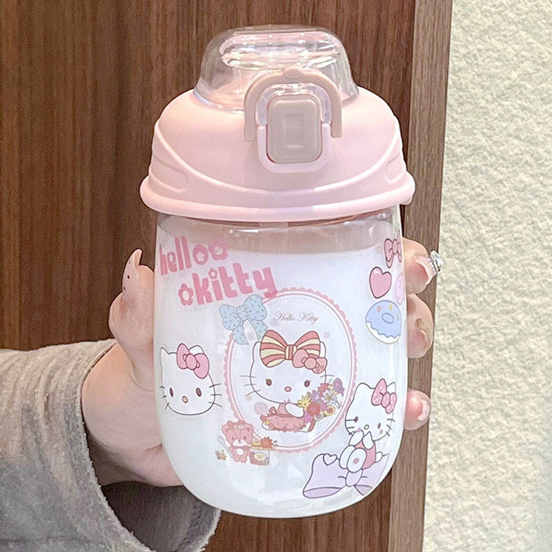 Women's playful drinking bottle with unique safety closure Stornfield
