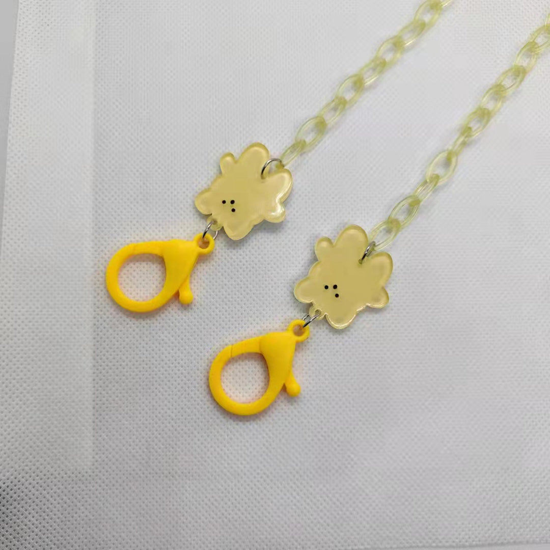Playful glasses holder chain with floral motif Stornfield