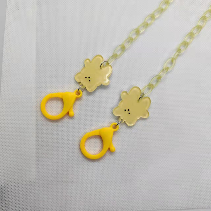 Playful glasses holder chain with floral motif Stornfield