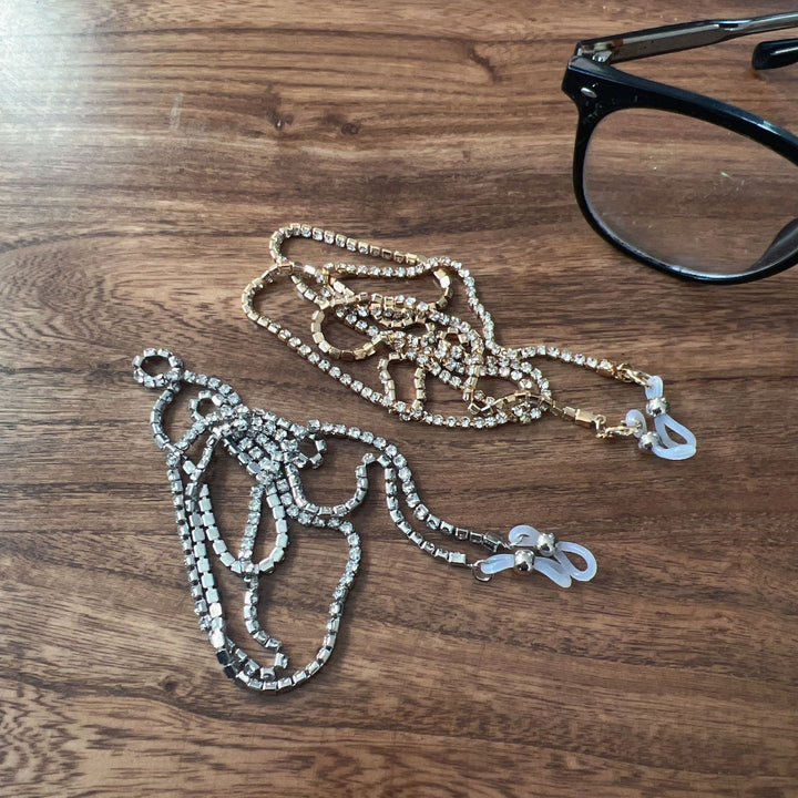 Glamorous Crystal-Accented Eyewear Chain Stornfield