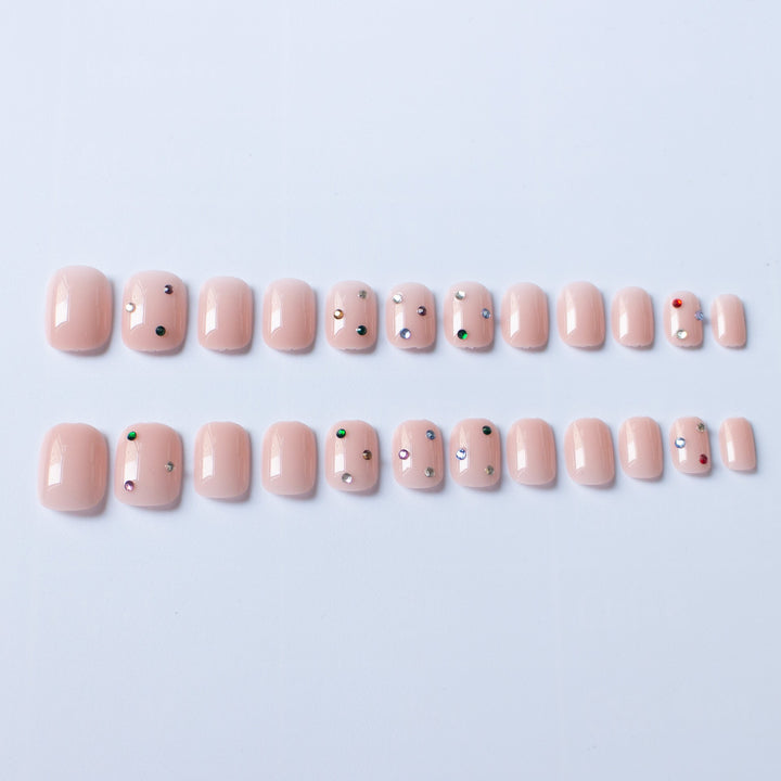 Artistic Rhinestone-Embellished Nail Art Kit
