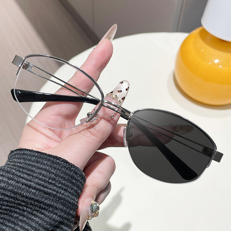Women's fashionable glasses with modern metal frame Stornfield