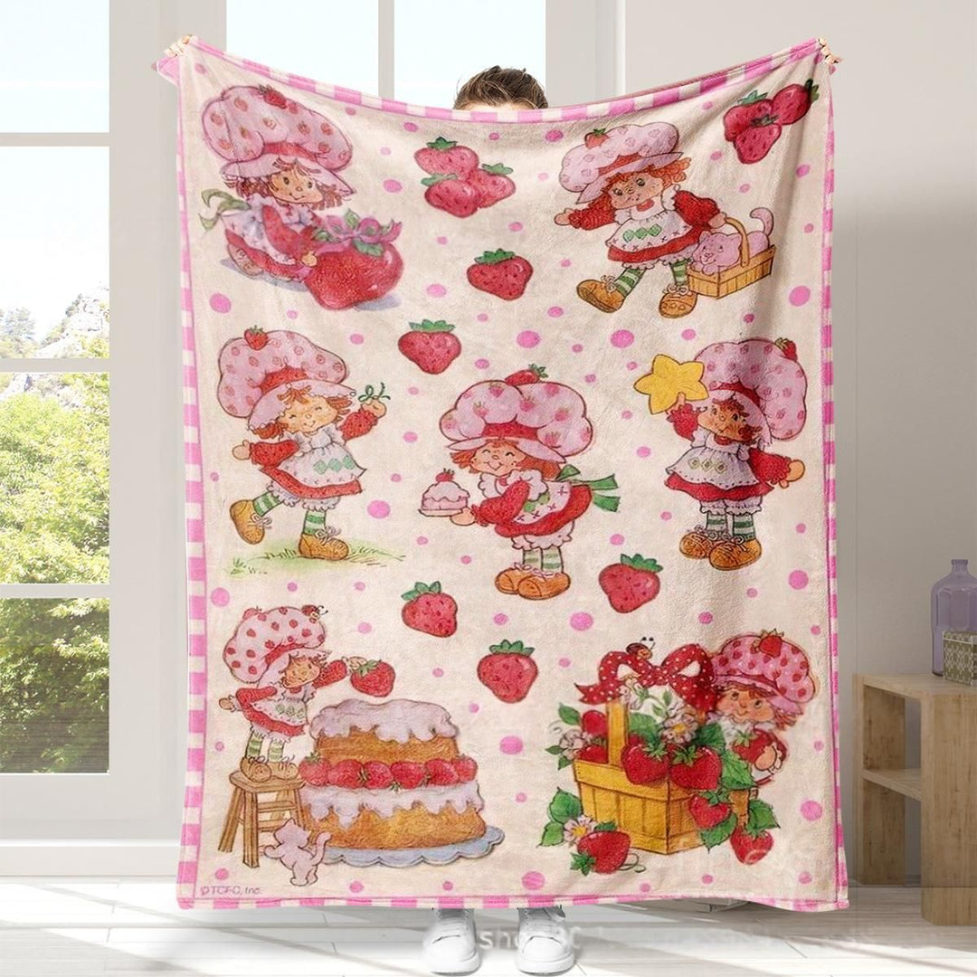 Artistic Butterfly-Inspired Fleece Blanket