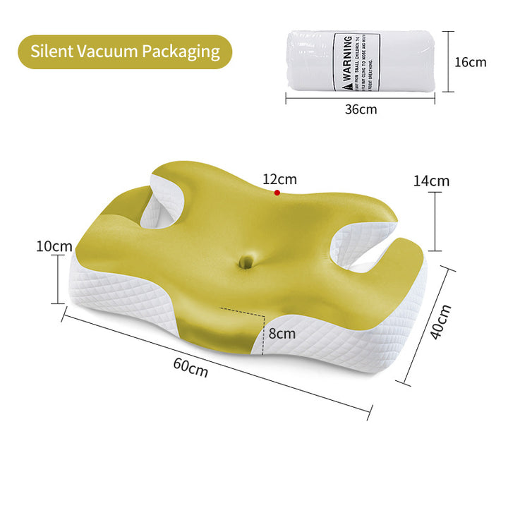 Ergonomic Neck And Shoulder Sleep Pillow With Cooling Gel Surface Stornfield