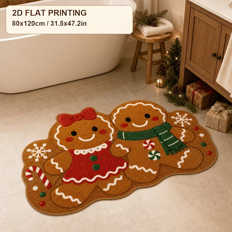 Holiday-themed Front Door Mat