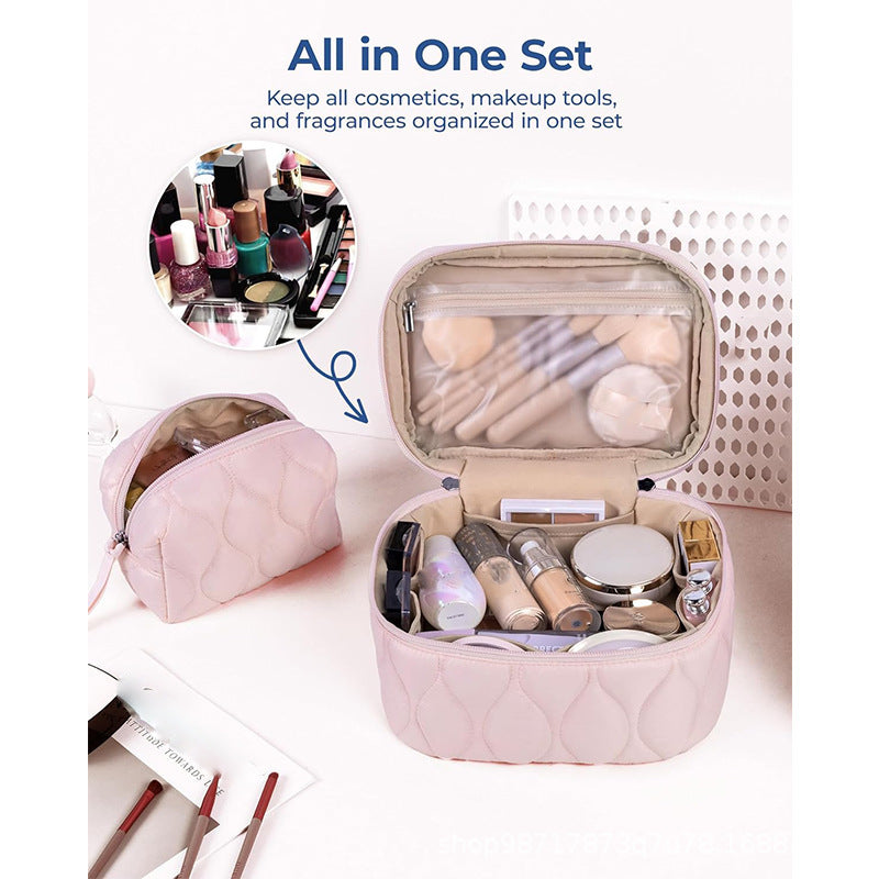 Cosmetic organizer bag with practical compartments Stornfield