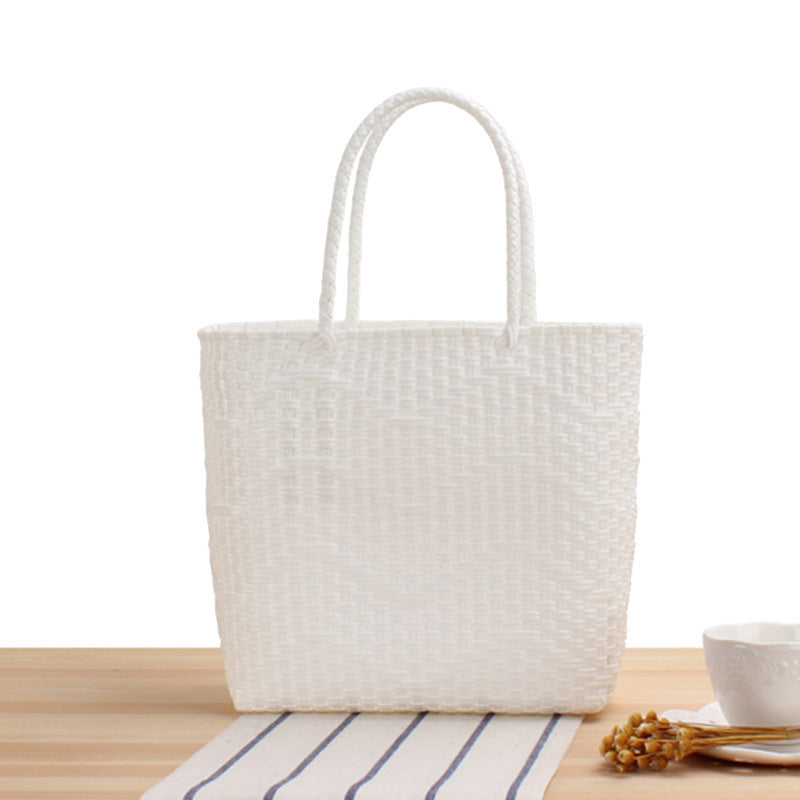 Braided shopping bag with structured design Stornfield