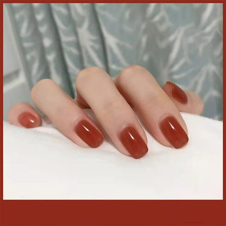 Glossy Long Nail Set Stornfield