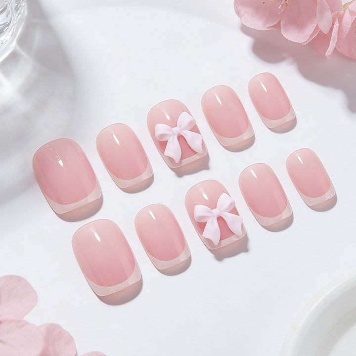 Floral Embellished Press-On Nail Art Stornfield