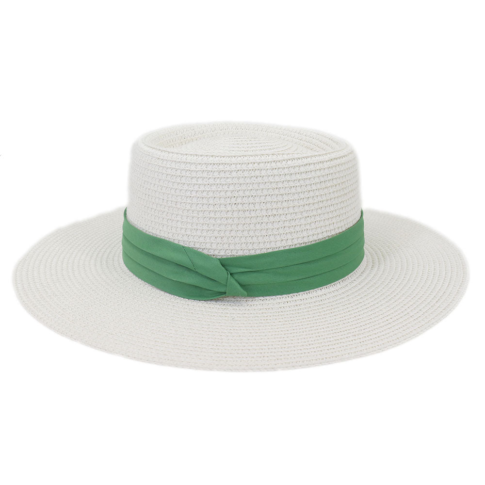Breathable Sun Straw Boater Hat | Stornfield