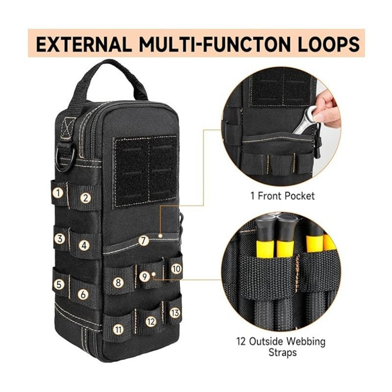 Multifunctional tool bag with detachable shoulder strap Stornfield