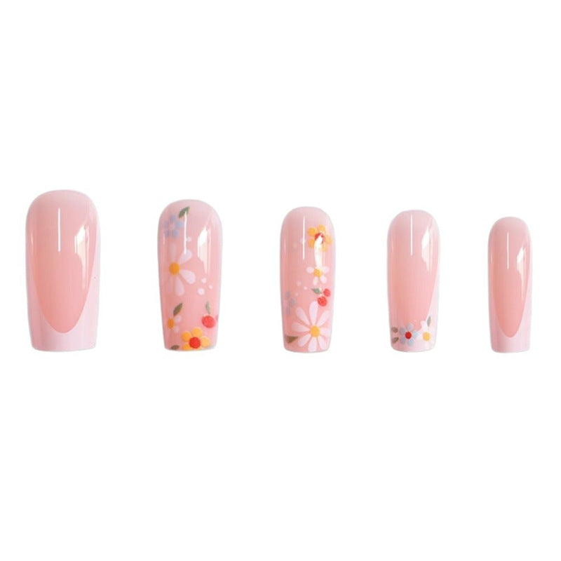 Floral Acrylic Nail Art Stornfield