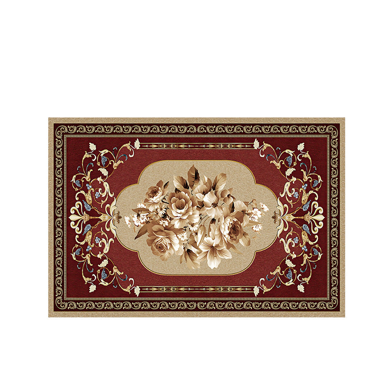 Luxurious Floral Pattern Bath Mat Stornfield